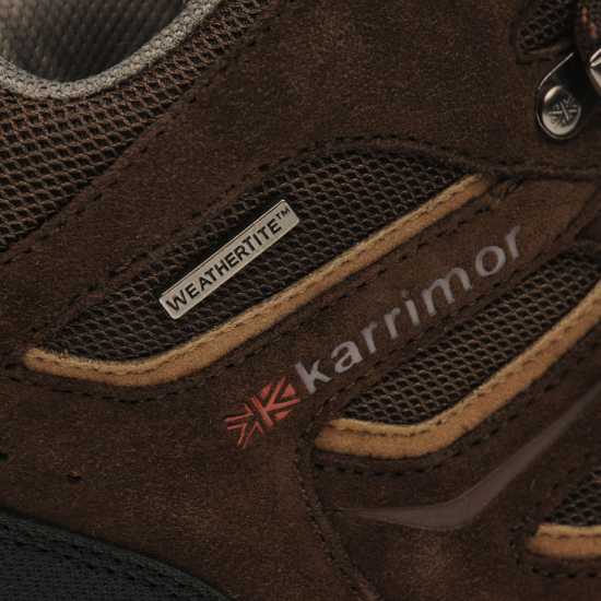 Karrimor Туристически Обувки Mount Waterproof Walking Boots Mens Кафяво Мъжки туристически обувки