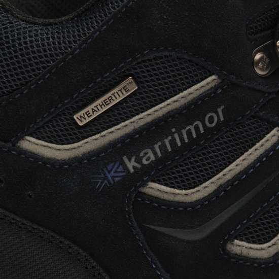 Туристически Обувки Karrimor Mount Mid Mens Waterproof Walking Boots Navy Мъжки туристически обувки