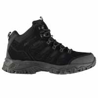 Karrimor Средни Мъжки Туристически Обувки Mount Mid Mens Walking Boots Black/Black Мъжки туристически обувки