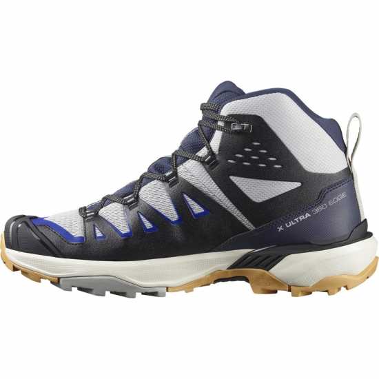Мъжки туристически обувки Salomon X Ultra 360 Edge Gtx Hiking Boot Mens Сиво/Виолетово Salomon X Ultra 360 Edge Gtx Hiking Boot Mens Сиво/Виолетово Мъжки туристически обувки