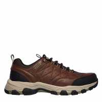 Skechers Helson Waterproof Men's Walking Shoes Brown Leather Мъжки туристически обувки