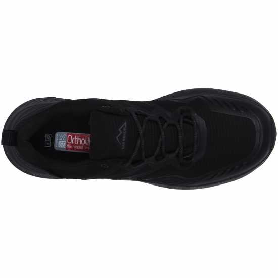 Непромокаеми Мъжки Обувки Karrimor Haraka Waterproof Mens Walking Shoes Black/Black Мъжки туристически обувки