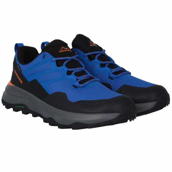 Непромокаеми Мъжки Обувки Karrimor Haraka Waterproof Mens Walking Shoes Blue/Blk/Orange Мъжки туристически обувки