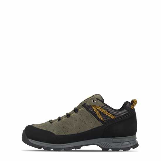 Karrimor Мъжки Туристически Обувки Hot Rock Waterproof Walking Shoes Mens Хаки/Жълто Karrimor Мъжки Туристически Обувки Hot Rock Waterproof Walking Shoes Mens Хаки/Жълто