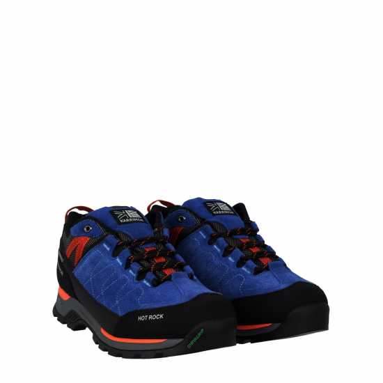 Karrimor Hot Rock Mens Low Walking Shoes Blue/Orange Мъжки туристически обувки