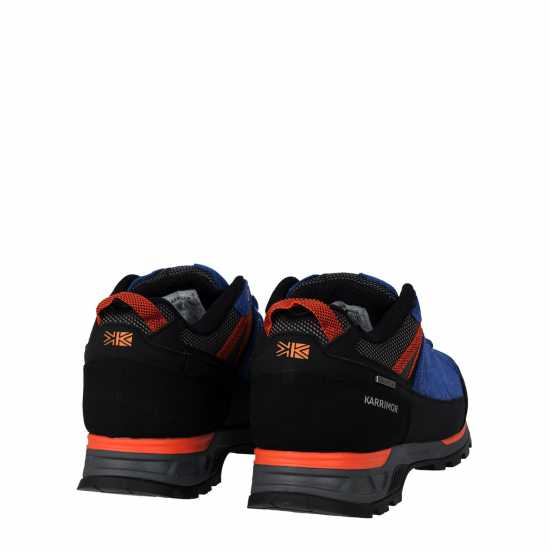 Karrimor Мъжки Туристически Обувки Hot Rock Waterproof Walking Shoes Mens Синьо/Оранжево 