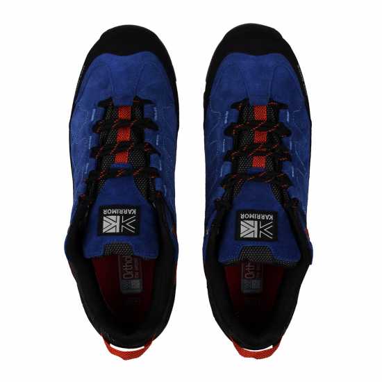 Karrimor Мъжки Туристически Обувки Hot Rock Waterproof Walking Shoes Mens Синьо/Оранжево 