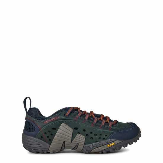 Merrell Мъжки Туристически Обувки Intercept Leather Walking Shoes Mens Blue Wing Merrell Мъжки Туристически Обувки Intercept Leather Walking Shoes Mens Blue Wing