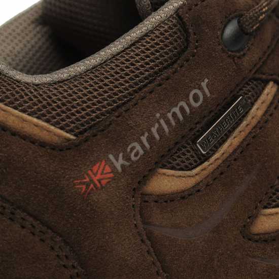 Мъжки туристически обувки Karrimor Мъжки Туристически Обувки Mount Waterproof Walking Shoes Mens Кафяво Karrimor Мъжки Туристически Обувки Mount Waterproof Walking Shoes Mens Кафяво Мъжки туристически обувки