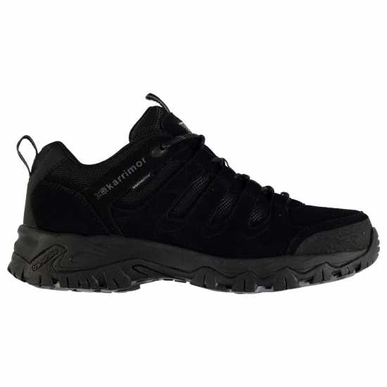 Karrimor Ниски Мъжки Туристически Обувки Mount Low Mens Walking Shoes Black3x 