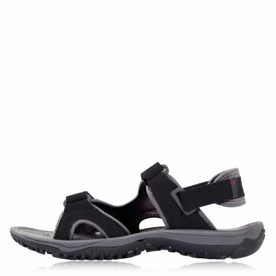 Мъжки Сандали Karrimor Antibes Mens Sandals Black/Red/Char Мъжки туристически обувки