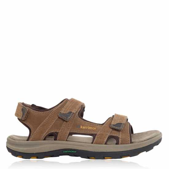Karrimor Мъжки Сандали Antibes Leather Walking Sandals Mens Кафяво Мъжки туристически обувки