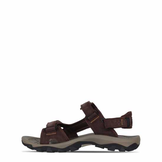 Karrimor Мъжки Сандали Antibes Leather Walking Sandals Mens Кафяво Мъжки туристически обувки