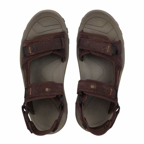 Karrimor Мъжки Сандали Antibes Leather Walking Sandals Mens Кафяво Мъжки туристически обувки