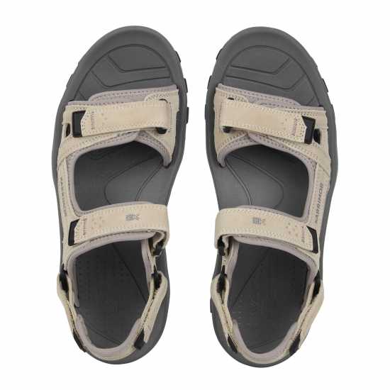 Karrimor Мъжки Сандали Antibes Leather Walking Sandals Mens Бежово Мъжки туристически обувки