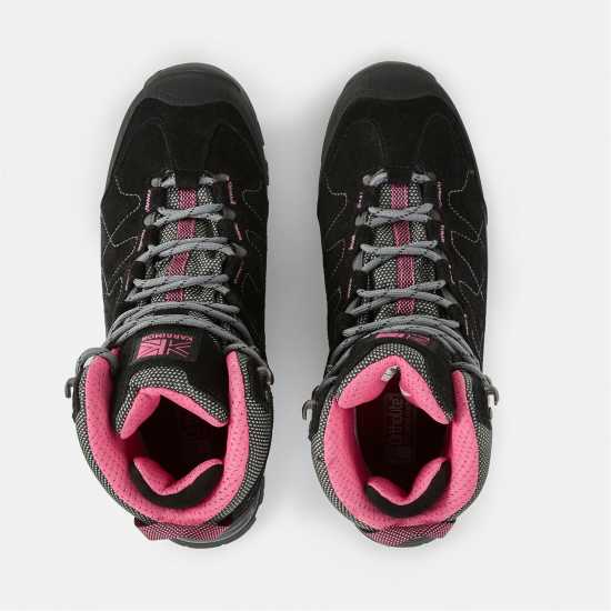 Karrimor Туристически Обувки Hot Rock Waterproof Walking Boots Womens Черно/Розово Karrimor Туристически Обувки Hot Rock Waterproof Walking Boots Womens Черно/Розово