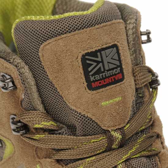 Туристически Обувки Karrimor Mount Mid Ladies Waterproof Walking Boots Taupe/Green Дамски туристически обувки