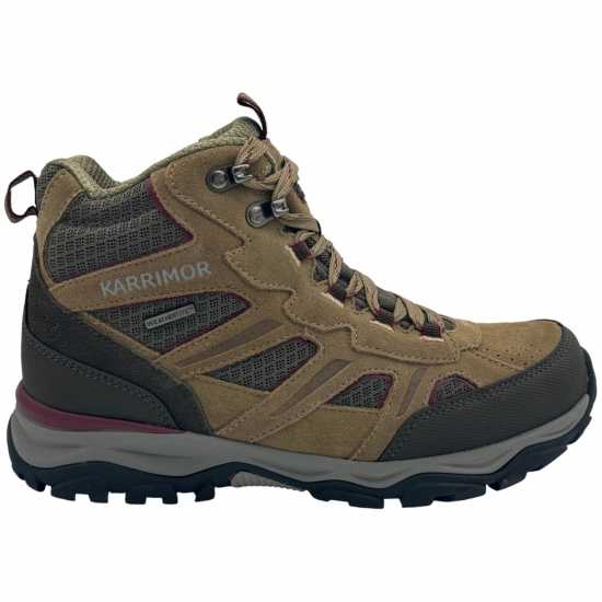 Karrimor Туристически Обувки Mount Waterproof Walking Boots Womens Кафяво Дамски туристически сандали