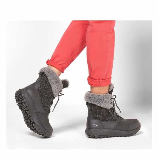 Skechers Мъжки Туристически Обувки Textile And Leather Womens Walking Boots  Дамски туристически обувки
