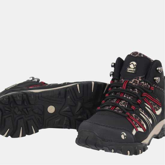 Gelert Horizon Waterproof Walking Boot Womens Черна Леопард 