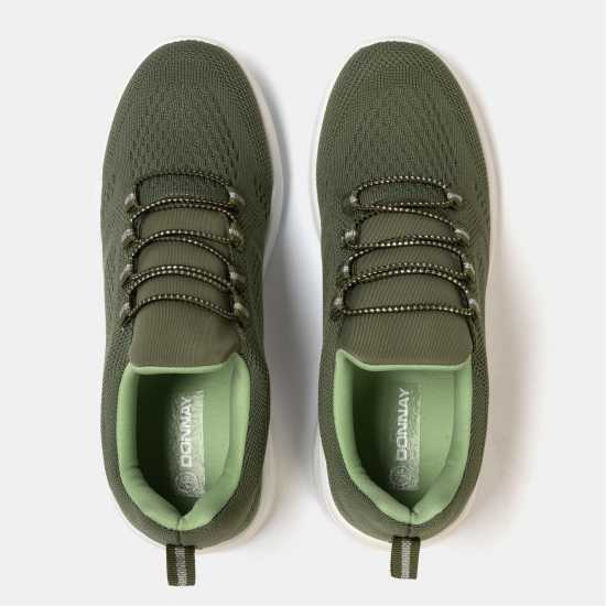 Donnay Маратонки Без Връзки Knit Runner Women Slip On Trainers Армейско зелено Donnay Knit Runner Women Slip on Trainers Армейско зелено
