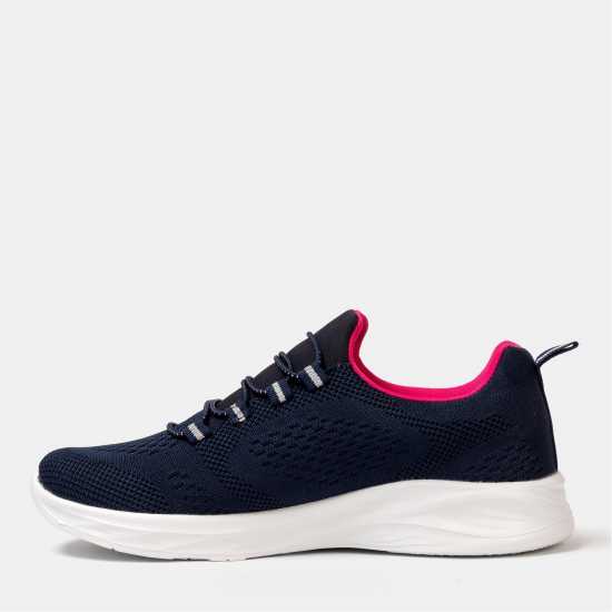 Donnay Маратонки Без Връзки Knit Runner Women Slip On Trainers Морска синьо Donnay Маратонки Без Връзки Knit Runner Women Slip On Trainers Морска синьо