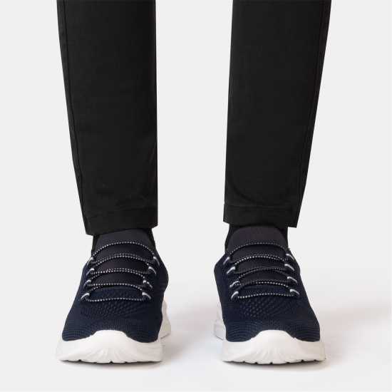 Donnay Маратонки Без Връзки Knit Runner Women Slip On Trainers Морска синьо Donnay Маратонки Без Връзки Knit Runner Women Slip On Trainers Морска синьо