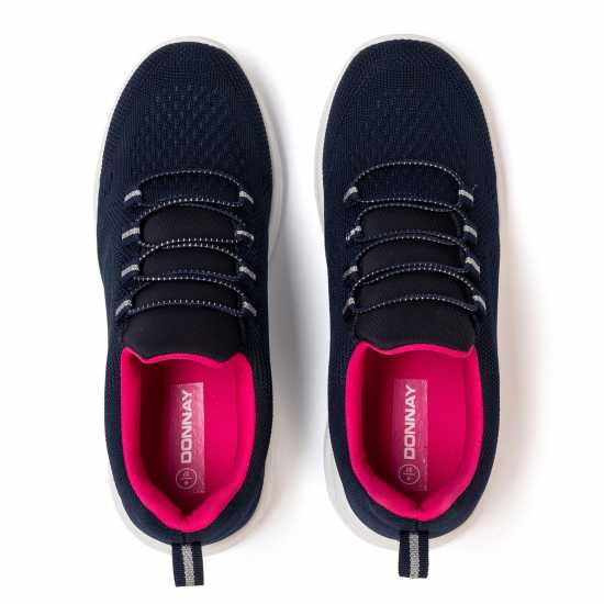 Donnay Маратонки Без Връзки Knit Runner Women Slip On Trainers Морска синьо Donnay Маратонки Без Връзки Knit Runner Women Slip On Trainers Морска синьо