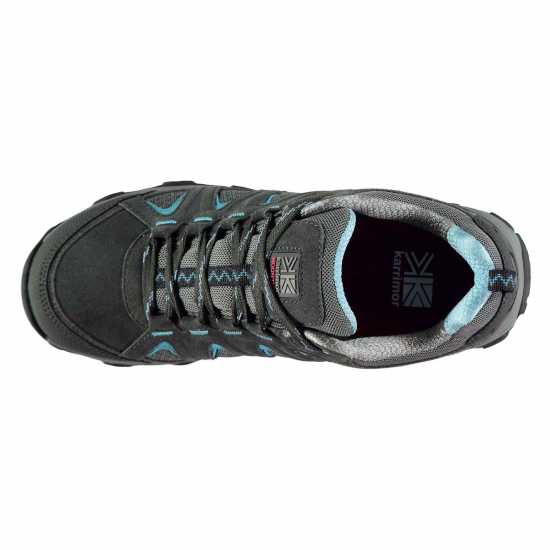 Karrimor Mount Low Ladies Waterproof Walking Shoes Grey/Blue Дамски туристически обувки