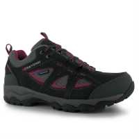 Karrimor Mount Low Ladies Waterproof Walking Shoes Black/Pink Дамски туристически обувки