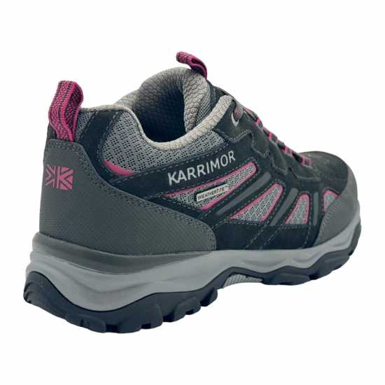 Karrimor Mount Waterproof Walking Shoes Womens Черно/Розово 
