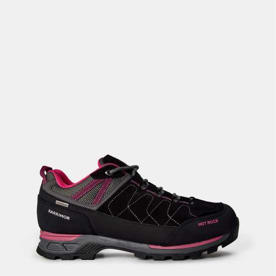 Karrimor Hot Rock Waterproof Walking Shoes Womens Черно/Розово 