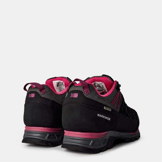 Karrimor Hot Rock Waterproof Walking Shoes Womens Черно/Розово 