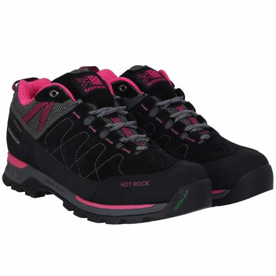 Мъжки Туристически Обувки Karrimor Hot Rock Low Womens Walking Shoes Black/Pink Дамски туристически обувки