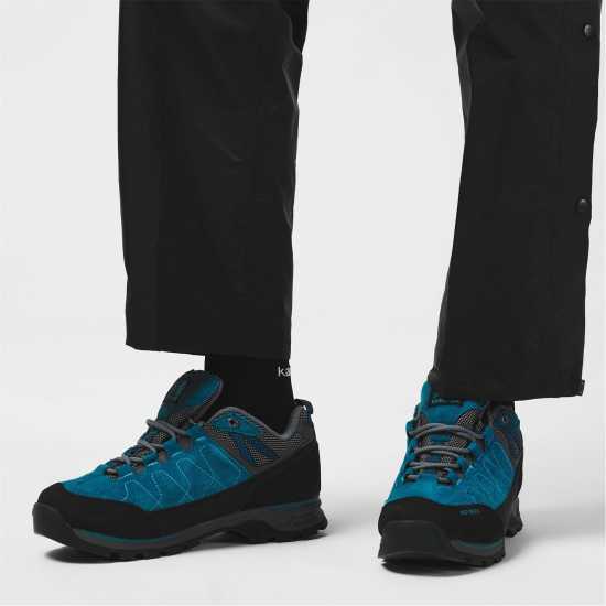 Karrimor Hot Rock Waterproof Walking Shoes Womens Синьо-зелено 