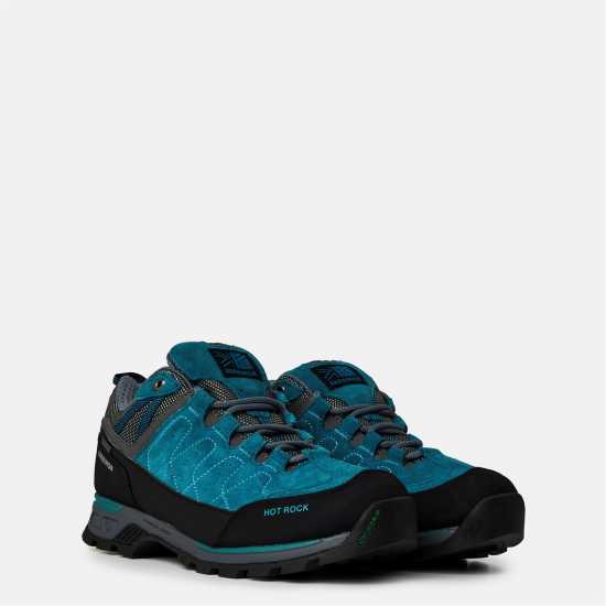 Karrimor Hot Rock Waterproof Walking Shoes Womens Синьо-зелено 
