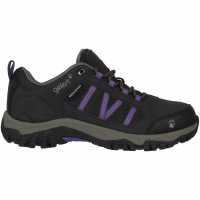 Gelert Horizon Low Ladies Waterproof Walking Shoes Black/Purple Дамски маратонки
