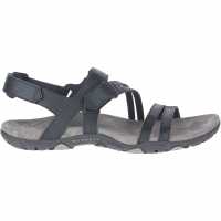 Merrell Sandspur Walking Sandals Womens Черно 