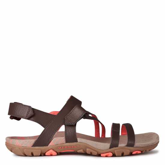 Merrell Sandspur Walking Sandals Womens Какао/Корал Merrell Sandspur Walking Sandals Womens Какао/Корал