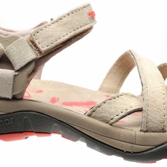 Дамски Туристически Сандали Karrimor Salina Leather Ladies Walking Sandals Beige Дамски туристически обувки
