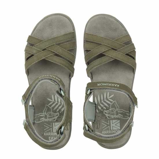 Karrimor Salina Leather Walking Sandals Womens Шафран 