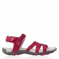 Дамски Туристически Сандали Karrimor Salina Leather Ladies Walking Sandals Raspberry Дамски туристически обувки