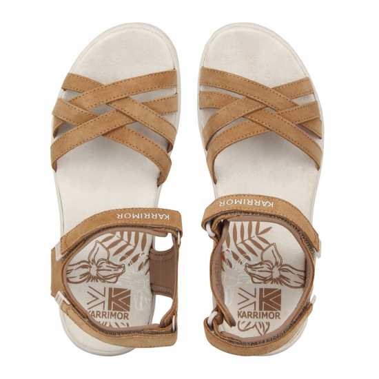 Karrimor Salina Leather Walking Sandals Womens Кафяво 