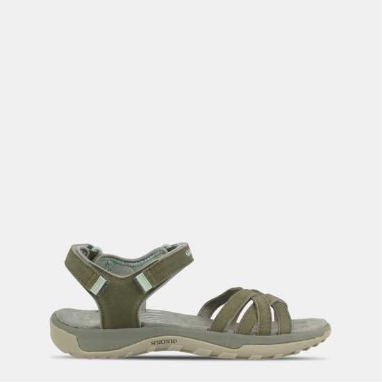 Karrimor Salina Leather Walking Sandals Womens Sage 