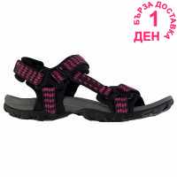 Karrimor Дамски Туристически Сандали Amazon Ladies Walking Sandals Black/Pink Дамски сандали и джапанки