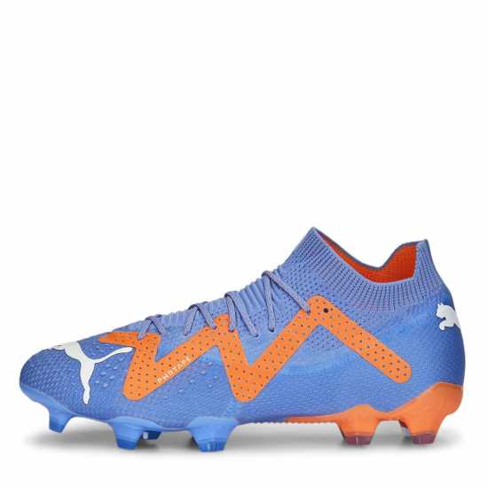 Puma Future.1 Firm Ground Football Boots Womens Blue/Orange Футболни стоножки