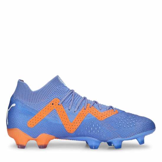 Puma Future.1 Firm Ground Football Boots Womens Blue/Orange Футболни стоножки
