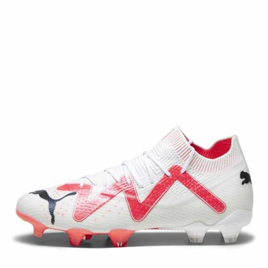 Puma Future Ultimate.1 Womens Firm Ground Football Boots White/Pink Мъжки футболни бутонки