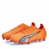 Puma Ultra.1 Firm Ground Football Boots Womens Orange/Blue Мъжки футболни бутонки