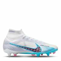 Nike Mercurial Superfly Elite Df Sg Football Boots White/Blue/Pink Футболни стоножки
